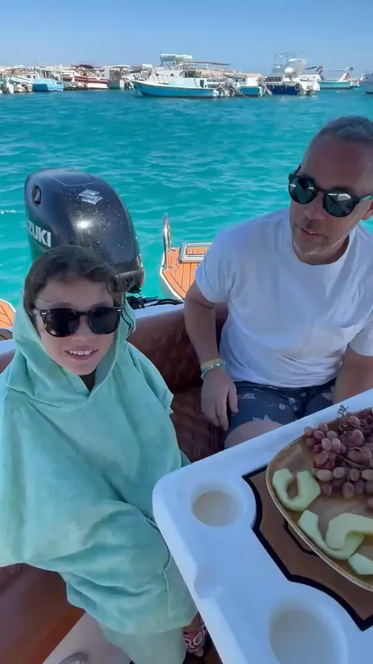 Avis vidéo n°1 : image tirée de la vidéo, filmée avec nos voyageurs pendant une sortie en bateau à Hurghada